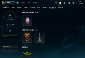 Conta DIAMANTE 4 | 70% Win - Lol (League Of Legends) Elomoon