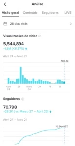 CONTA TIKTOK COM MAIS DE 70 MIL SEGUIDORES - Redes Sociais