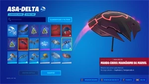 CONTA FORTNITE RARA ANTIGA E MARVEL