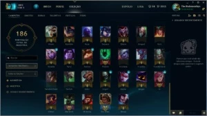 Conta LVL 30 50 Skins 82 Champs 96 Icones OURO 5 - League of Legends LOL
