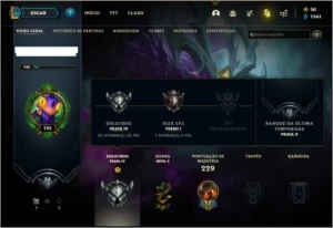 Conta Prata 4 - League of Legends LOL