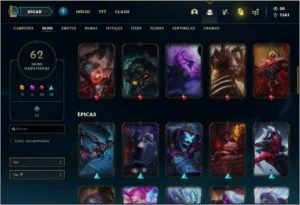 Conta Prata 4 - League of Legends LOL