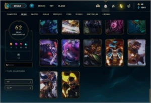 Conta Prata 4 - League of Legends LOL