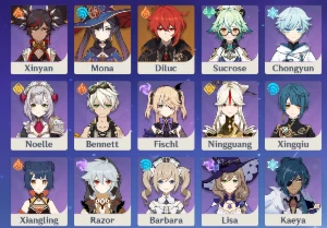 AR 48 - Escoffier C1 + BIS, Furina, Mualani, Yumemizuki - Genshin Impact