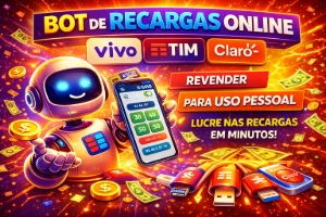 Painel de recarga celular - Entrega Imediata