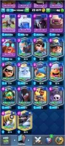 Conta de Clash Royale