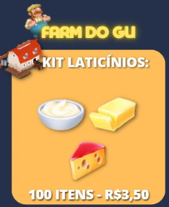 Hay Day Itens Laticínios (Queijo, Nata E Manteiga)