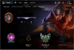 Conta League Of legends Borda diamante LOL