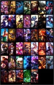 Platinha 5/ 120 champs/ 39 skins/ criada na S3/ 68 icones - League of Legends LOL