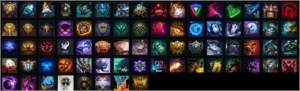 Platinha 5/ 120 champs/ 39 skins/ criada na S3/ 68 icones - League of Legends LOL