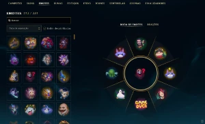 Conta de lol com várias skins exclusivas - League of Legends