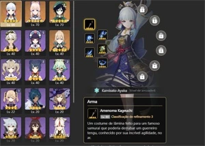 ✨GENSHIN IMPACT CONTA COM PERSONAGENS 5⭐✨