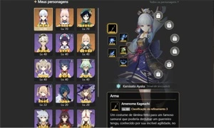 ✨GENSHIN IMPACT CONTA COM PERSONAGENS 5⭐✨