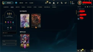 CONTA LEAGUE OF LEGENDS LOL