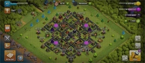 Conta de Clash of clans CV9 bem upado