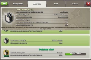 Clã nível 9 liga ouro III - Clash of Clans