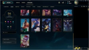 CONTA DIAMANTE 5  BARATO PRA VENDER LOGO - CHAMPS/SKINS - League of Legends LOL