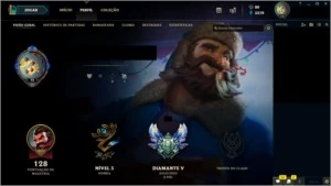 CONTA DIAMANTE 5  BARATO PRA VENDER LOGO - CHAMPS/SKINS - League of Legends LOL