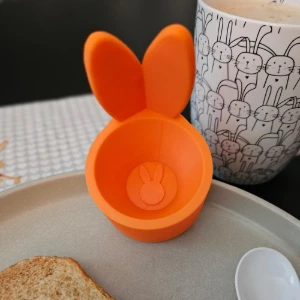 Porta-Ovo Coelhinho em Impressão 3D - Artesanato e Personalizados
