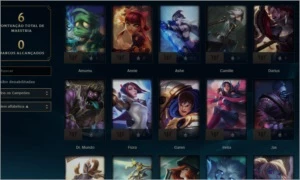 conta league of legends LOL