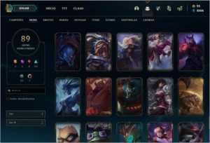 Conta LoL para vender rápido - League of Legends