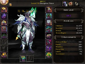 Priest ilvl 483 PvE - AOTC, KSH, BiS Trinkets - Blizzard