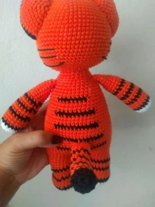 Amigurumi Tigrinho em Crochê - Artesanato e Personalizados
