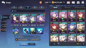 Conta Grand Chase Mobile End Game