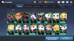 Conta Grand Chase Mobile End Game