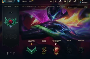 Conta Esmeralda I E-Mail Não Confirmado - League of Legends LOL