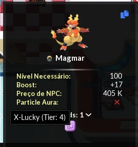 Conta lvl 119 Volcanic com pokemons do clan - PokeXGames PXG