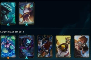 Conta League of Legends Diamante 4, 42 skins ++ LOL