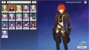 DILUC + TUMULO + JEAN E OUTROS 4 ESTRELAS - Genshin Impact