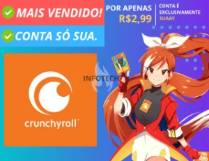 CRUNCHYROLL, MEGA FAN👑 1 MÊS - Assinaturas e Premium