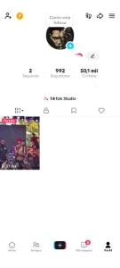 Conta De Tik Tok 993 Seguidores 50 Mil Curtida Full Acesso
