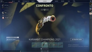 conta valorant skin champions e outras