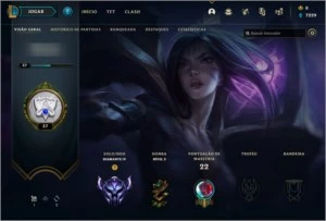 CONTA LOL DIAMANTE 4 MMR ALTO (68% WR) - League of Legends