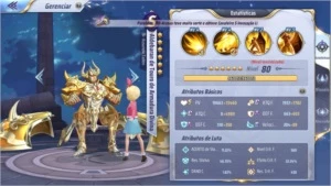 Conta Saint Seiya Awakening Servidor A16-Aquarius SSA