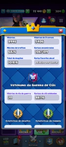 Conta Clash Royale