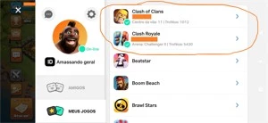 Duas contas no msm email, Clash Royale e Clash of Clans