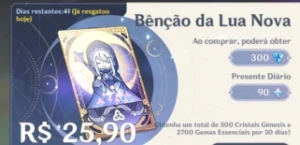 Conta Genshin Impact Ar60 - C/22 Personagens 5⭐/ 8 Armas 5⭐/