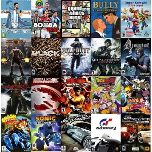 Pack com 90 jogos de ps2 - Outros