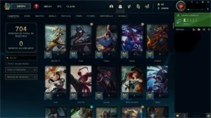 Ex challenger varios emotes chall,GM,mestre, 476 skin / 4400 - League of Legends LOL