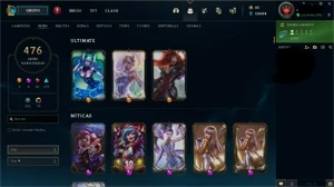 Ex challenger varios emotes chall,GM,mestre, 476 skin / 4400 - League of Legends LOL