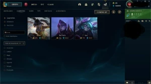 Ex challenger varios emotes chall,GM,mestre, 476 skin / 4400 - League of Legends LOL