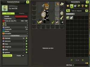 cra e sram 200 conta dofus touch brutas