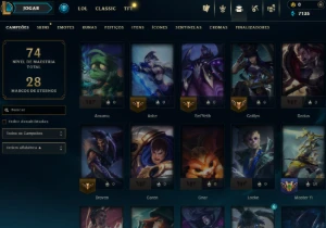 Lol Ferro, Lvl 30, com Skin Lendária, Upada na Mão, 7K Ea - League of Legends