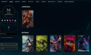 Lol Ferro, Lvl 30, com Skin Lendária, Upada na Mão, 7K Ea - League of Legends