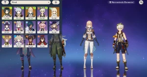 AR27 - Xiao + Jade + Jean + Yunjin C5 + 5 tiros - Genshin Impact