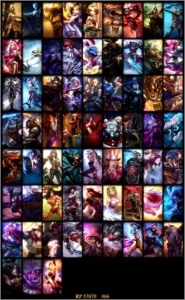 CONTA LOL - BORDA GOLD - 68 SKINS E MAIS DE 70 CAMPEÕES - League of Legends